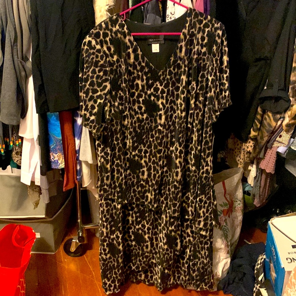 Peebles cheetah print dress NWT Size 20W